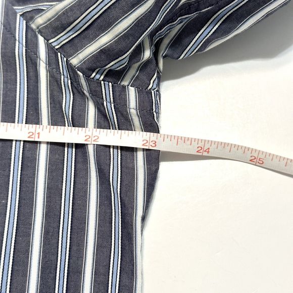 Coogi Luxe Mens Button Down Shirt Long Sleeve Size Large 16.5/17 Floral Trim - Picture 6 of 11